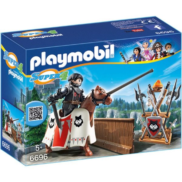 Playmobil Супер4 Рыцарь Райпан Стражник Черного Барона