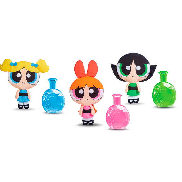 Powerpuff Girls Мягкая кукла 30 см с бутылкой