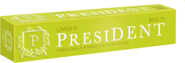 зубная паста PRESIDENT Unique (75 RDA) 75 мл