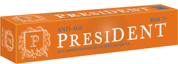 зубная паста PRESIDENT Anti-Age (75 RDA) 75 мл