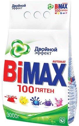 Стиральный порошок-автомат 3 кг, BIMAX (Бимакс) "100 пятен" (Нэфис Косметикс)