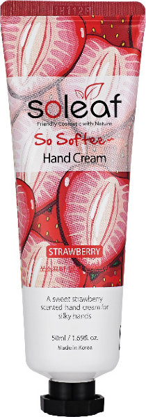 Крем для рук с ароматом клубники So Softee Hand Cream [Strawberry]