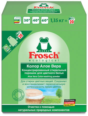 Стиральный порошок 1,35 кг FROSCH COLOR (), концентрат, ЭКО, 1404569