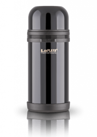 Термос универсальный (для еды и напитков) LaPlaya Traditional (1,2 литра), черный