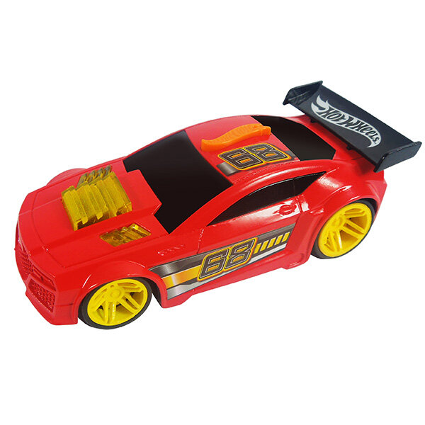 Toy State Hot Wheels HW91602 Машинка Хот вилс на батарейках свет + звук красная 13 см