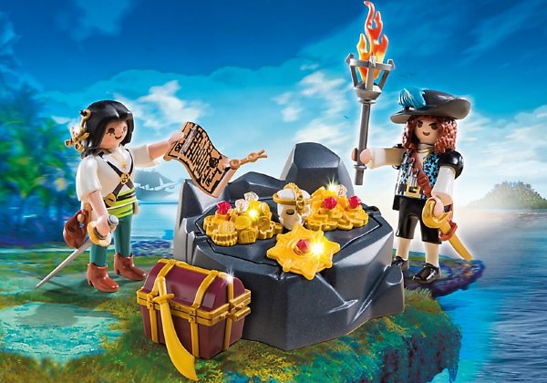 Playmobil Пираты Пиратский тайник с сокровищами