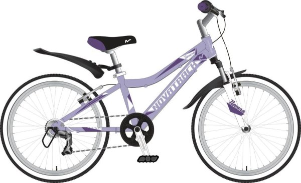 Велосипед NOVATRACK 20", NOVARA, сиреневый, алюм., 6-скор, TY21/TS38/SG-6SI, V-brake