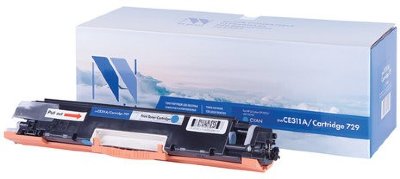 Картридж лазерный NV PRINT (NV-CE311A/729C) для HP M175nw/CP1025nw/CANON LBP7010C, голубой, ресурс 1000 страниц