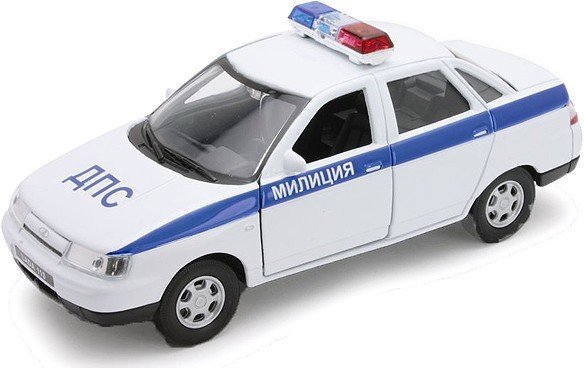 Welly модель машины 1:34-39 Lada 110 Милиция ДПС.