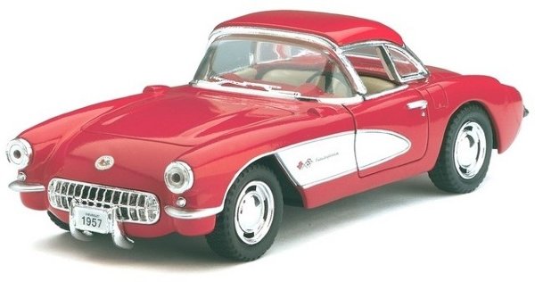 Модель Chevrolet Corvette-ретро (1957год) в кор.