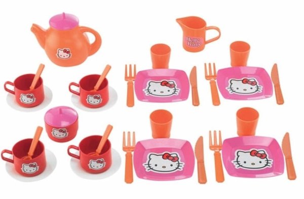 Ecoiffier Набор посудки из серии Hello Kitty