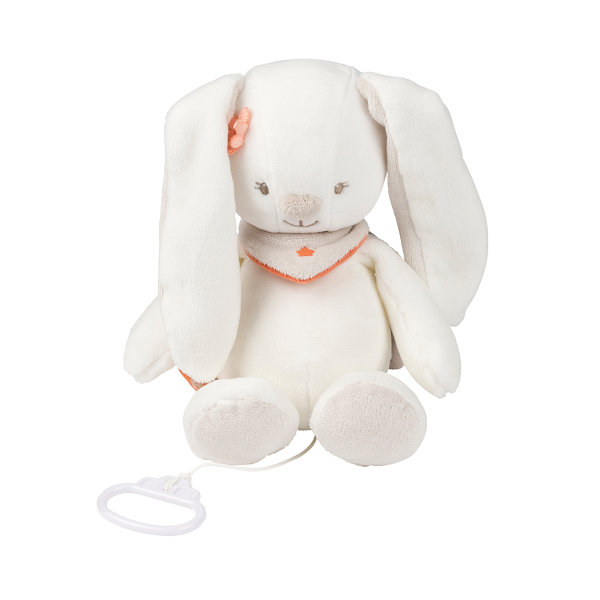 Мягкая музыкальная игрушка Nattou Soft Toy Mia Basile Кролик 562041