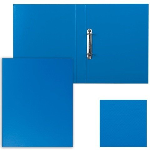 Папка на 2 кольцах ESSELTE "Standard", 42 мм, картон/ПП, синяя, до 190 листов