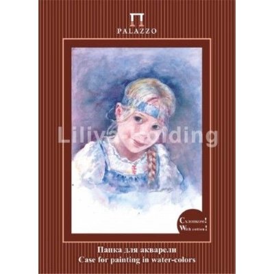 Лилия Холдинг Папка для акварели А4 10л. "Настя" с хлопком, 200г/м ПАН/А4