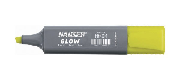 Текстовыделитель Hauser Glow, цвет желтый