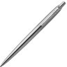 Ручка гелевая PARKER "Jotter Stainless Steel CT", корпус серебристый, детали из нержавеющей стали, черная, 2020646