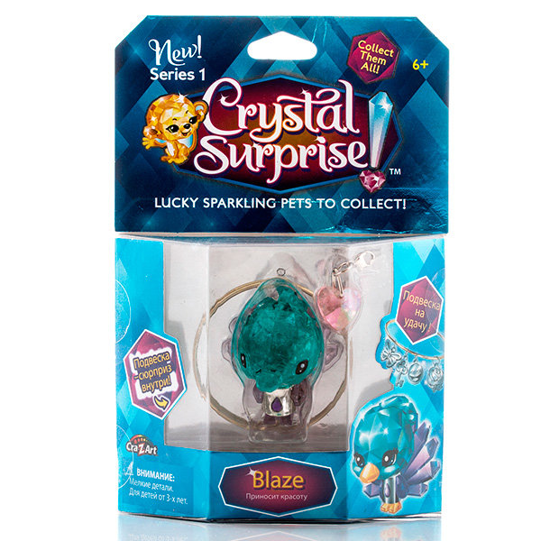 Crystal Surprise 45707 Кристал Сюрприз Фигурка Павлин + браслет и подвески