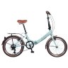 Велосипед NOVATRACK 20" складной, AURORA, светло-бирюзовый, Shimano 6 speed, TY21/RS #098621