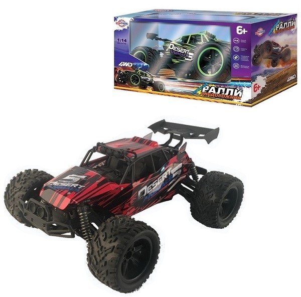 Wincars DS-2006 Ралли-внедорожник скоростной 4х4, Р/У, масштаб 1:14, USB-зарядка (в ассортименте)