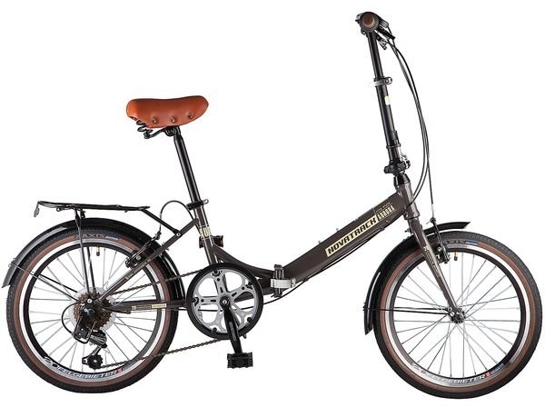 Велосипед 20" складной, AURORA, коричневый, Shimano 6 speed, TY21/RS35/SG-6SI #108673