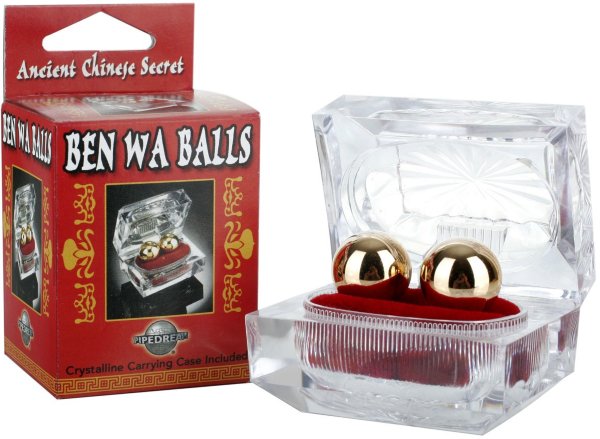 Золотистые вагинальные шарики Ben Wa Balls