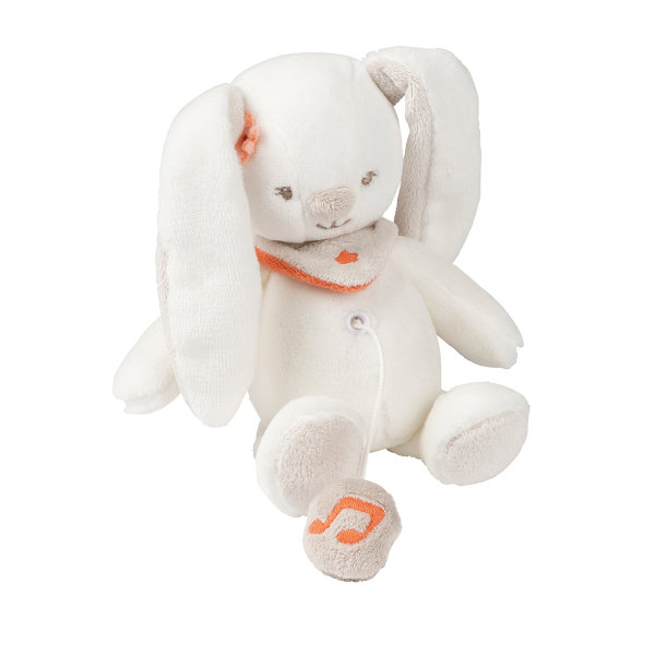 Мягкая музыкальная игрушка Nattou Soft Toy Mini Mia Basile Кролик 562072