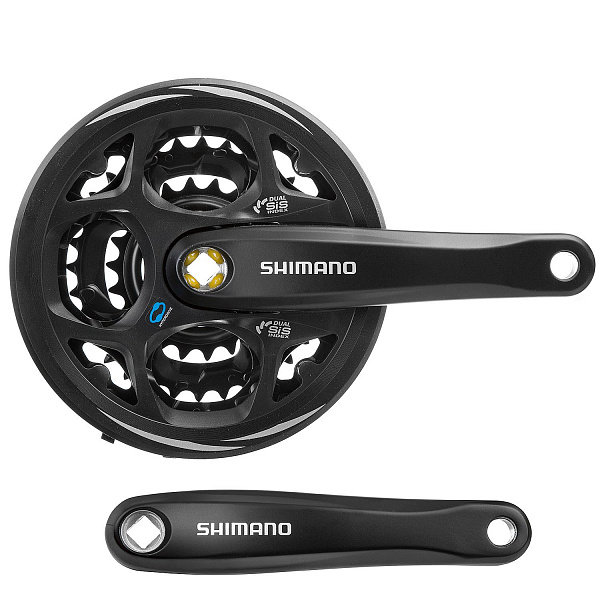 Система Shimano Altus, M311, 175мм, Кв, 42/32/22T, защ, черн AFCM311E222CL