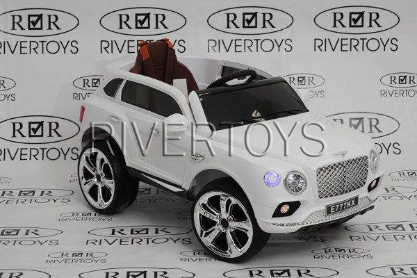 Электромобиль RiverToys Bentley E777KX-WHITE