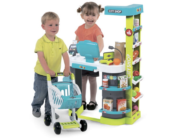 Smoby Супермаркет игровой City Shop со светом и звуком