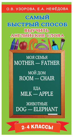 Самый быстрый способ выучить английские слова. 2-4 классы, Узорова О.В., 724737