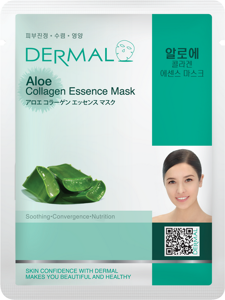 Тканевая маска Aloe Collagen Essence Mask, алоэ и коллаген