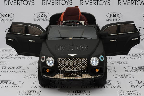 Электромобиль RiverToys Bentley E777KX-BLACK-MATT