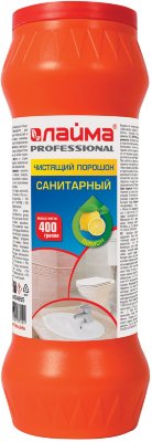 Чистящее средство 400 г, ЛАЙМА PROFESSIONAL Санитарный "Лимон", порошок