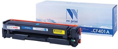 Картридж лазерный NV PRINT (NV-CF401A) для HP M252dw/M252n/M274n/M277dw/M277n7, голубой, ресурс 1400 страниц