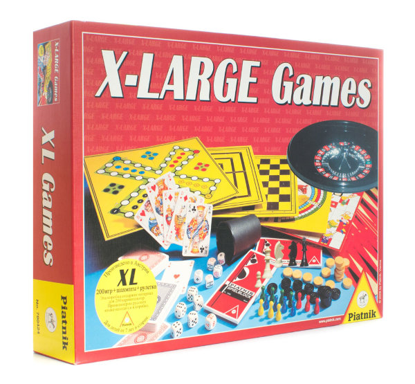 Piatnik Настольная игра X-Large Games 200 игр + шахматы + рулетка