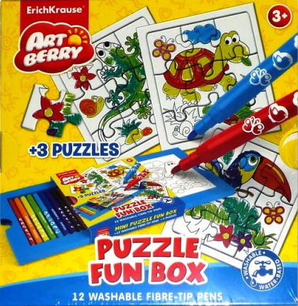 Н-р д/тв-ва Puzzle Fun box Artberry 12шт