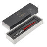 Ручка гелевая PARKER "Jotter Kensington Red CT", корпус красный, детали из нержавеющей стали, черная, 2020648