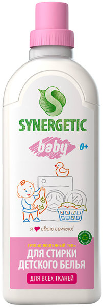 Гель для стирки детского белья Synergetic, 1л