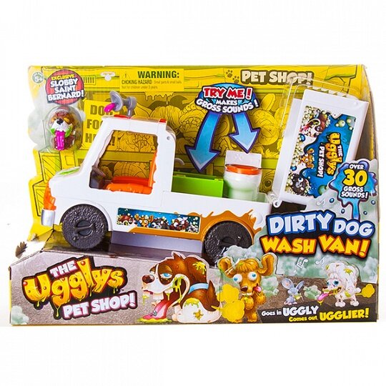 Ugglys Pet Shop, Игровой набор Вэн - мойка для питомцев + фигурка