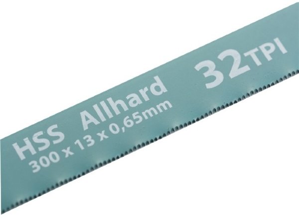 Полотна для ножовки по металлу, 300 мм, 32 TPI, HSS, 2 шт Gross