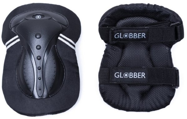 550-120 Защита Globber Adult S нарукавники и наколенники Black