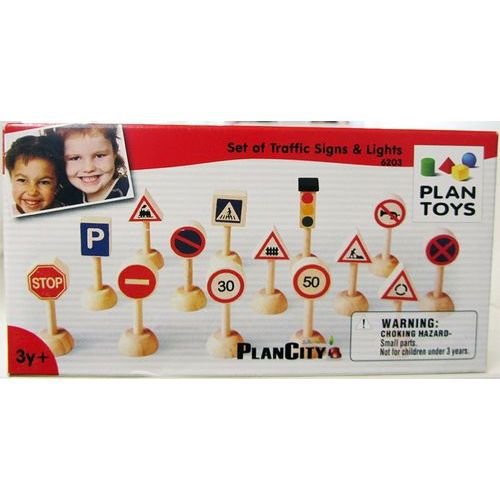 Набор Дорожные знаки Plan Toys 6203