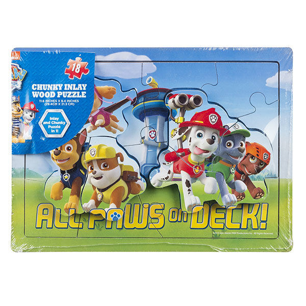 Paw Patrol Деревянный пазл Щенячий патруль