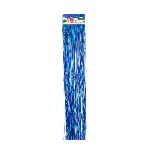 MILAND Новогоднее украшение дождик синий "Мерцающие огни" НУ-6497