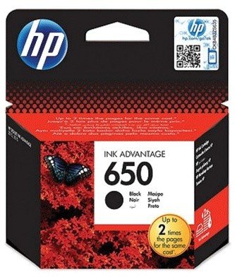 Картридж струйный HP (CZ101AE) Deskjet Ink Advantage 2515/2516 №650, черный, оригинальный