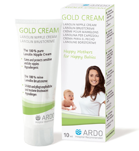 Ardo Ланолиновый крем для сосков Gold Cream, 10мл