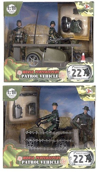 World Peacekeepers MC77019 Игровой набор "Патруль" 2 фигурки, 1:18 (в ассортименте)