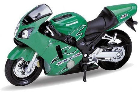 Welly Модель мотоцикла 1:18 Motorcycle / Kawasaki 2001 Ninja ZX-12R