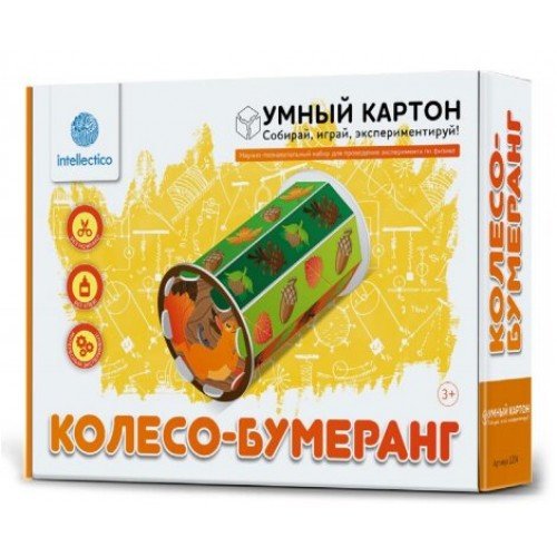 Intellectico Набор для опытов. Физика. Колесо-бумеранг 8+ 1204