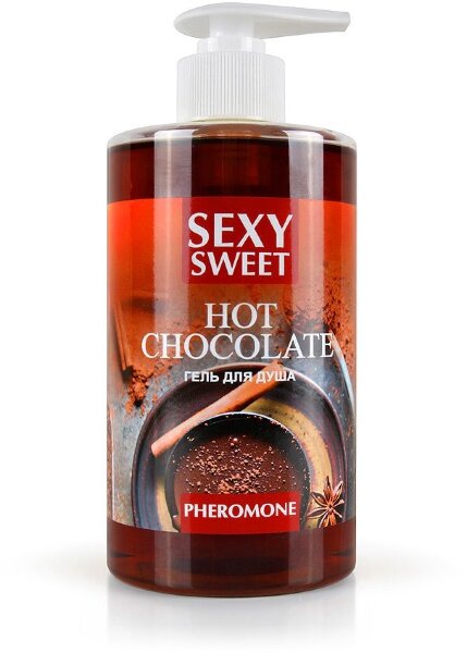 Гель для душа Sexy Sweet Hot Chocolate с ароматом шоколада и феромонами - 430 мл.